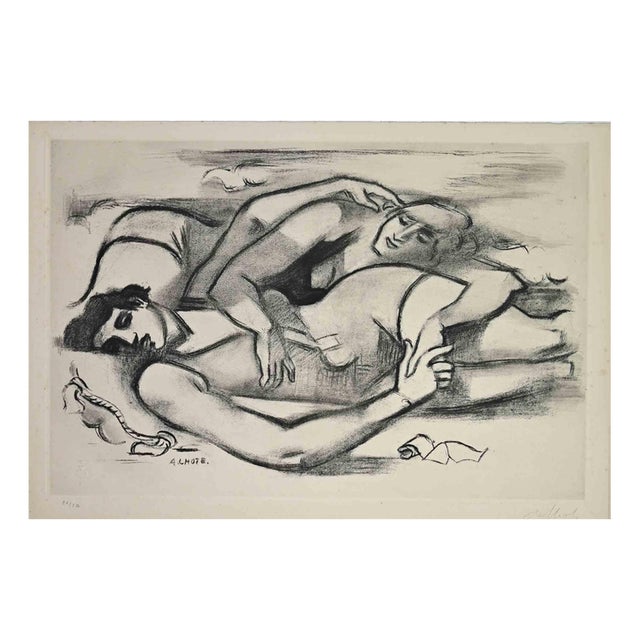 André Lhote, Deux Baigneuses, Etching, 1927 For Sale