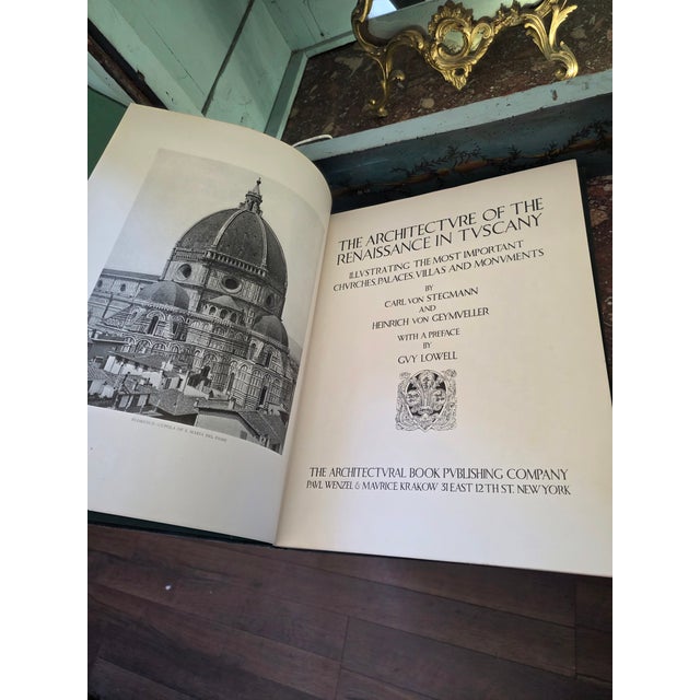 Renaissance Architecture in Tuscany by Carl Von Stegmann and by Heinrich Von Geymveller For Sale - Image 16 of 16