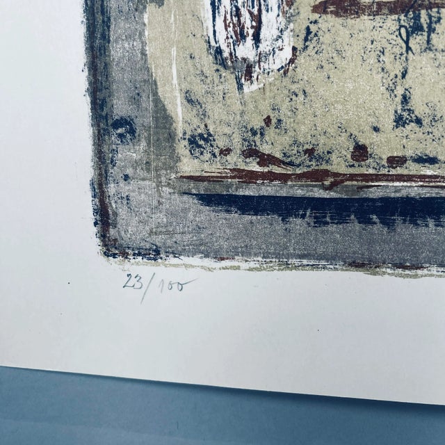 Paper 1965 Artist's Proof Abstract Horse Signed and Numbered Print For Sale - Image 7 of 13