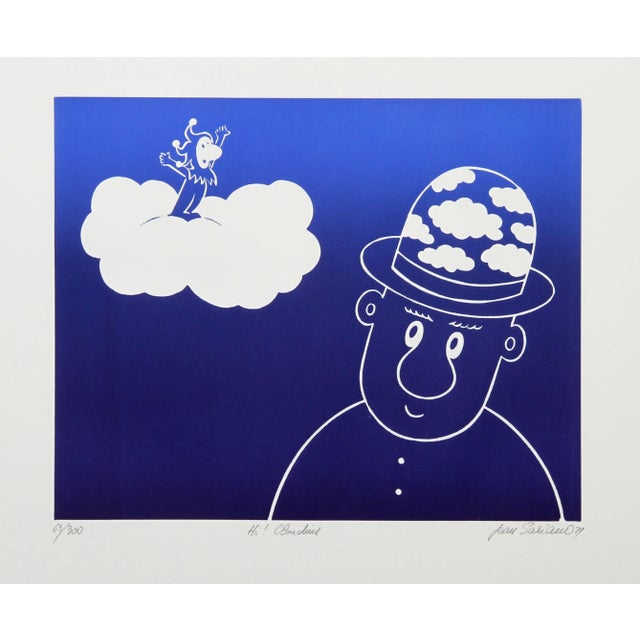 Jean Sariano - Hi! Cloudius Intaglio Aquatint For Sale