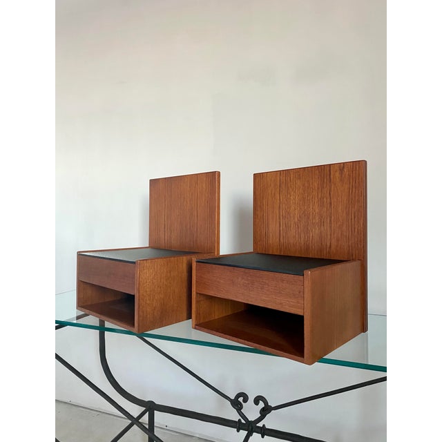 Amethyst 1950s Hans Wegner for Getama Nightstands, a Pair For Sale - Image 8 of 14