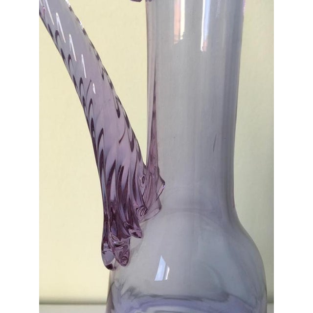 Glass Postmodern Murano Glass Bottle, Italy, 1960s For Sale - Image 7 of 18