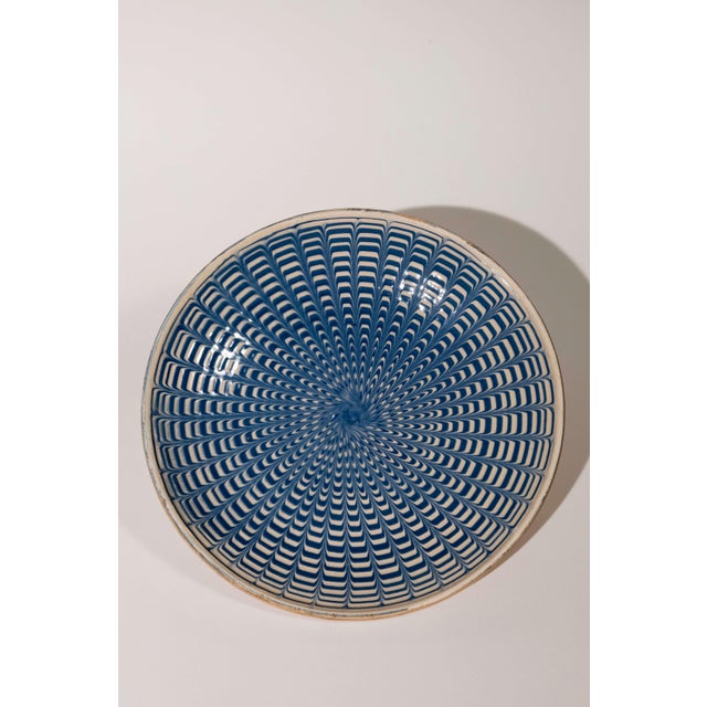 2020s Artisanal Ceramic Hand Painted Plates Set of Two For Sale - Image 5 of 7