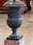 Black 1950s Pair of Bronze and Marble Urn Lamps For Sale - Image 8 of 11