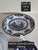 Three Antique blue and white English pieces. The smallest one is a blue willow pattern that measures 7" diameter and...