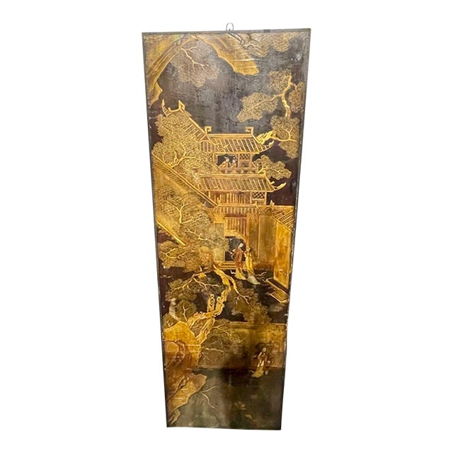 19th C. English Chinoiserie Panel For Sale