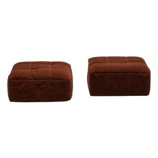 Vintage Kimba Ottomans by Michel Ducaroy for Ligne Roset, 1970s, Set of 2 For Sale