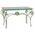 French Cast-Glass + Patinated Iron Desk Attributed Gilles Chabrier, 1992 For Sale - Image 10 of 18