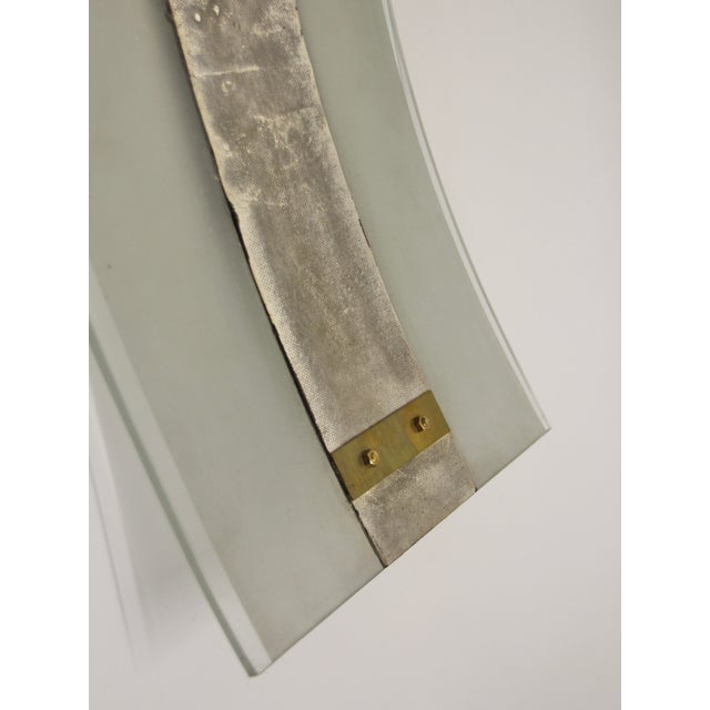 Silver French Modernist Art Deco Wall Light, 1930s For Sale - Image 8 of 9