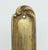 French style narrow keyhole door back plate made of brass with a gilded finish. The original mounting screws are not...