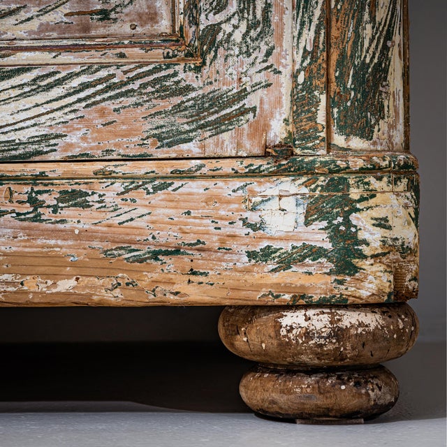 Large Antique Painted Library Cabinets, 1840, Set of 2 For Sale - Image 6 of 13