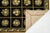 Vintage Handcrafted French Aubusson Wool Rug in Black With Floral Pattern For Sale - Image 4 of 11