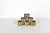 Vintage Hammered Brass Napkin Rings - Set of 6 For Sale - Image 4 of 6