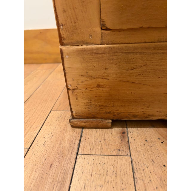 Antique Scrubbed Pine Dresser For Sale In Boston - Image 6 of 11
