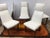 This great set of 5 Mid Century Modern white dining chairs comes to you in great vintage condition. The bodies are...