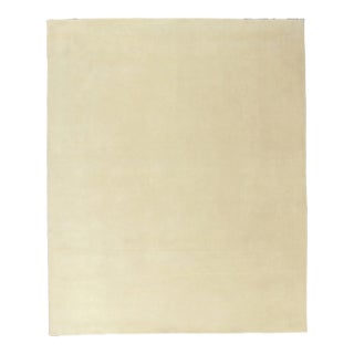 Contemporary Ivory Area Rug - 08'03 X 10'00 For Sale