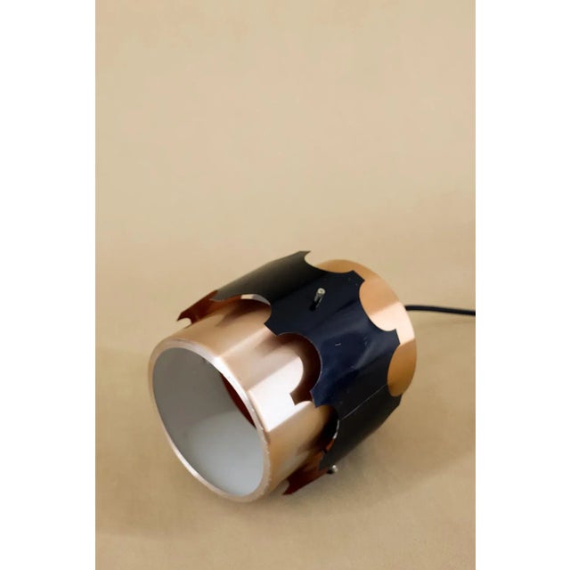 Metal Vintage Pendant Lamp from VEB Metalldrücker Halle For Sale - Image 7 of 9