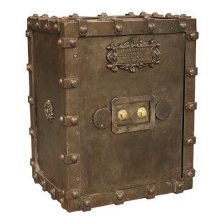 Antique Bauche Incombustible Cast Iron Safe From Northeastern France, Circa 1870 For Sale