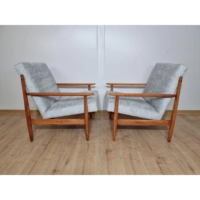 Set of Mid-Century Armchairs by Ton from Ton,1960s For Sale - Image 4 of 10