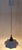 Vintage Ceiling Lamp with White Segmented Metal Shade on Brass Mount, 1990s For Sale - Image 3 of 7