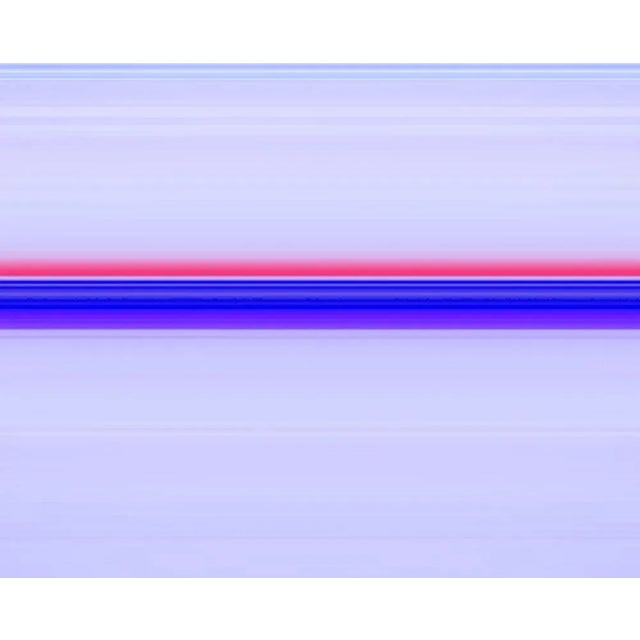 Abstract Contemporary Abstract Chromogenic Print Face-Mounted 4.5mm Matte Plexiglas Box Photography "Lumina # 202211" by Paul Snell For Sale - Image 3 of 4