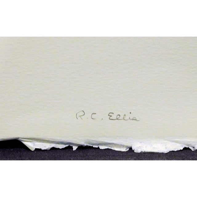 Hand Signed Lithograph by RC Ellis Hand Signed and Numbered by the artist Untitled, Unframed Limited Edition Lithograph...