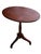 English 1990s Oval Tilt Top Pedestal Wood Side Table by Bombay Company For Sale - Image 3 of 8