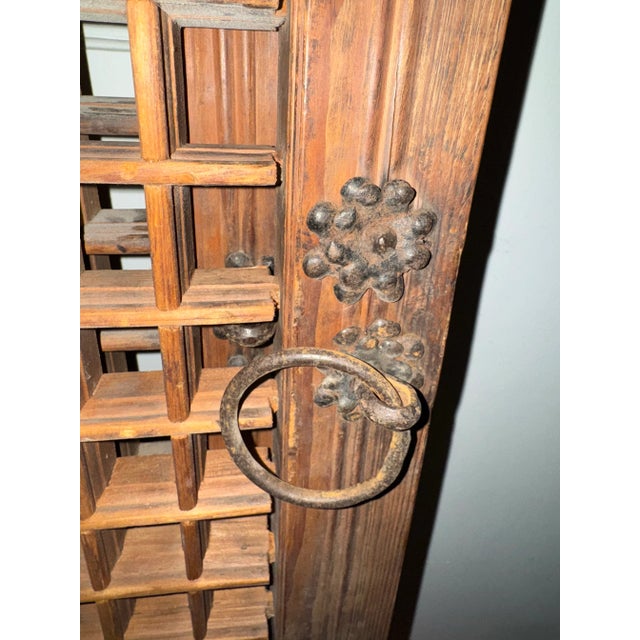 19th Century Korean Elm Wood Hanok Doors, Joseon Dynasty For Sale - Image 9 of 10