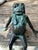 Vintage Bronze Seated Frog Garden Ornament For Sale - Image 16 of 18
