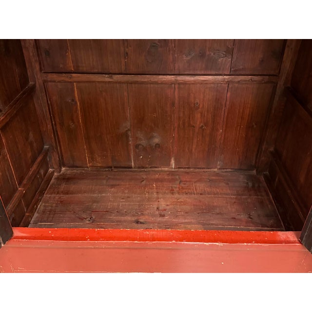 Vintage Chinese Wedding Cabinet For Sale - Image 9 of 12
