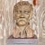Embrace the artistic legacy of American craftsmanship with this Vintage Boho Sculpted Clay Bust of Man. With its intricate...