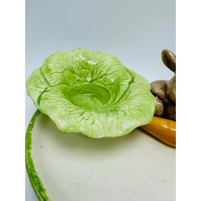 Contemporary Vintage Handmade Bunny Candle Holder For Sale - Image 3 of 7