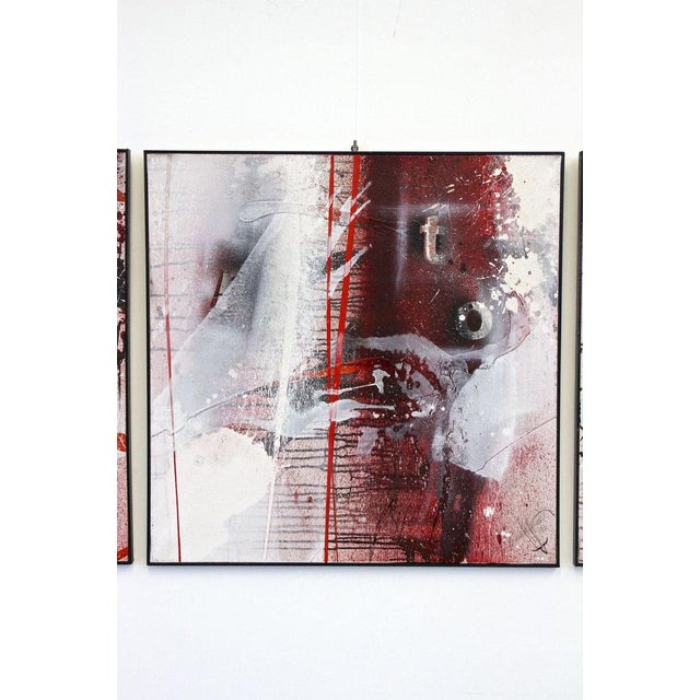 Der Tod Redet, Abstract 6-Part Composition, 2013, Acrylic on Canvases, Set of 6 For Sale - Image 6 of 10
