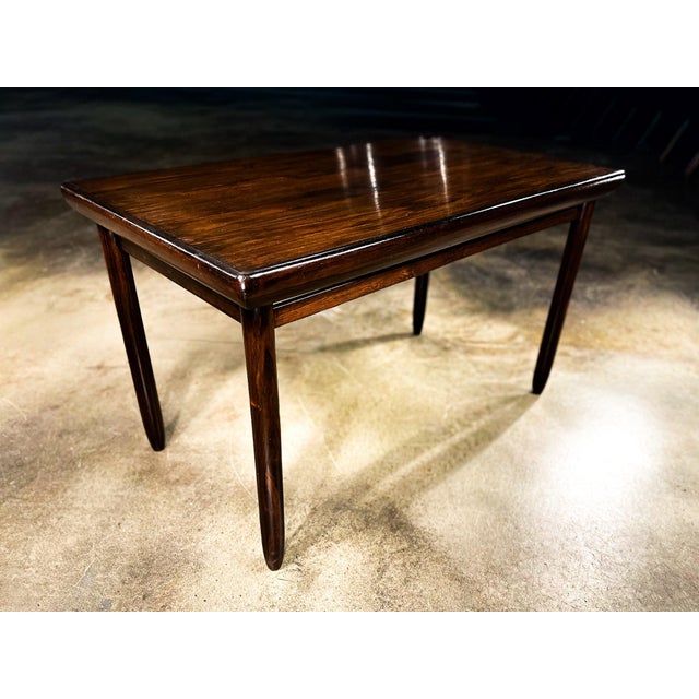 Brown Rectangular Table in Rosewood, Jorge Jabour, 1960s For Sale - Image 8 of 12