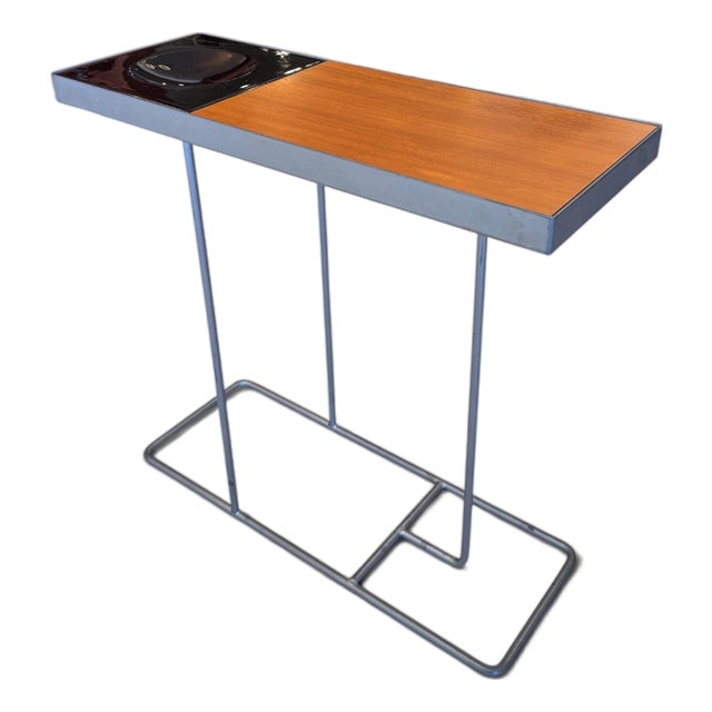 Vintage Console Side Table in Teak and Ceramic by Robin Day for Habitat, 1964 For Sale