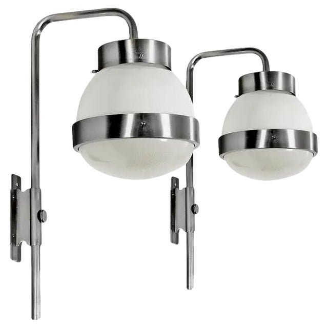 Wall Lamps by Mazza for Artemide, 1965, Set of 2 For Sale