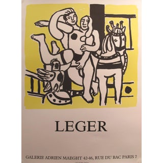 1986 French Exhibition Poster - Galerie Adrien Maeght - by Fernand Leger For Sale