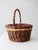 Vintage Wicker Gathering Basket For Sale - Image 4 of 13