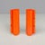 Orange French Modern Orange Plastic Orangeade Set by Jean Pierre Vitrac for Bourbon, 1970s, Set of 9 For Sale - Image 8 of 18