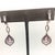 2.90 Carat Pink Sapphire Diamond Drop Earrings, A Pair For Sale - Image 4 of 8