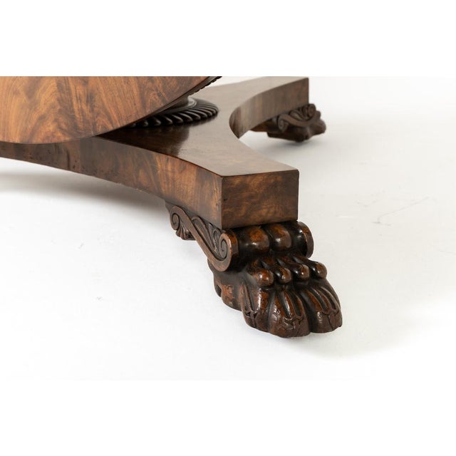 Large 19th Century English Regency Mahogany Centre Table For Sale - Image 3 of 12