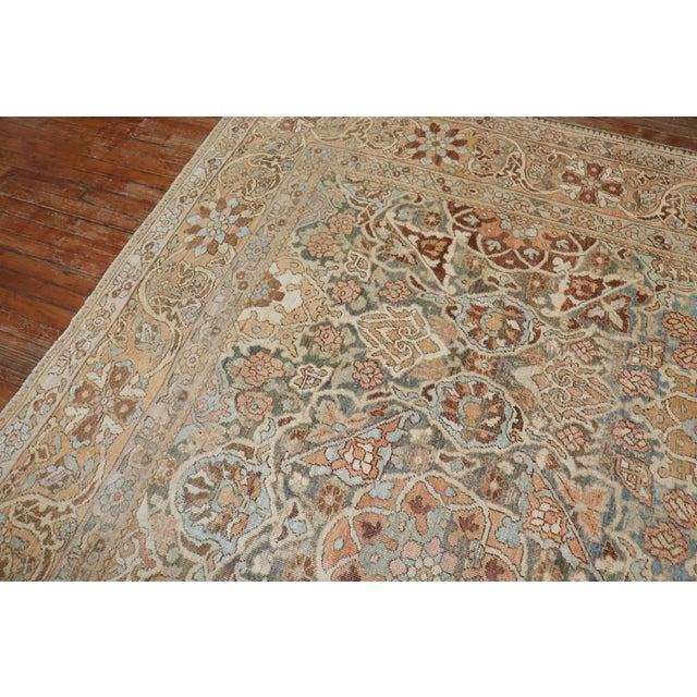 Brown Early 20th Century Zabihi Collection Spectacular Large Scale Neutral Persian Oversize Bakhtiari Rug - 6'6" x 20' For Sale - Image 8 of 12
