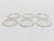 Georg Jensen Early 20th Century Georg Jensen Sterling Silver Ornamental #51 Butter Pats - Set of 6 For Sale - Image 4 of 14
