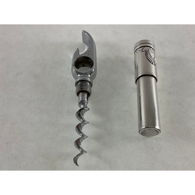 1960s Georg Jensen Sterling Silver Bottle Opener & Cork Screw. For Sale - Image 14 of 17