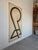 Striking 1980s mixed media geometric relief artwork inspired by the bold abstract compositions of Frank Stella. This...