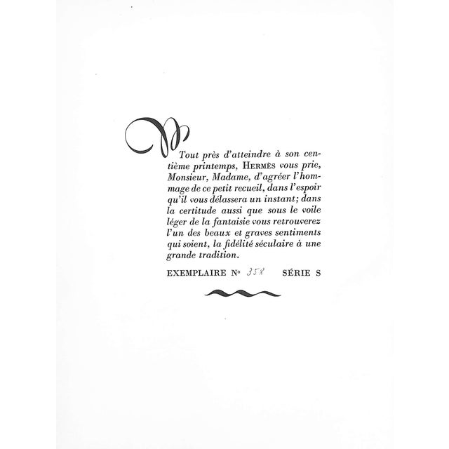 Cent Ans Ou Quelques Reflexions Sur La Collection Particuliere De m.h Hermes 1928 Hermes Sellier Paris For Sale In New York - Image 6 of 11