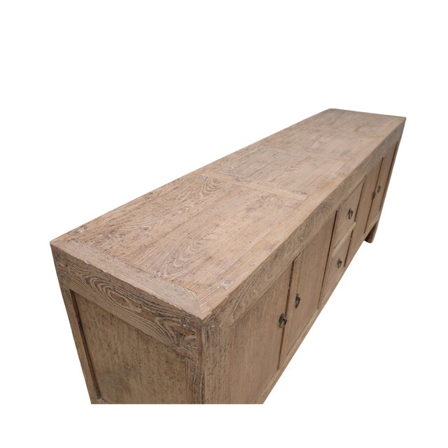 1900 - 1909 Vintage Chinese Pine Cabinet For Sale - Image 5 of 5