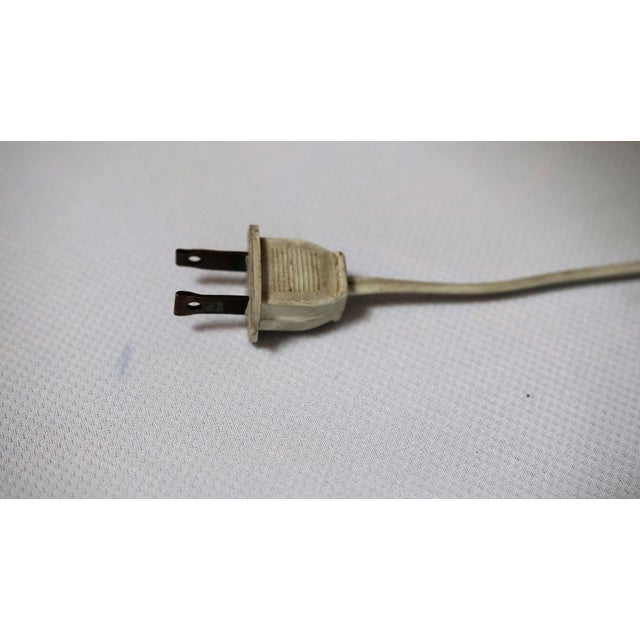 1930s Cut Glass Trumpet Shape Crystal Desk Lamp With Shade For Sale In Los Angeles - Image 6 of 13