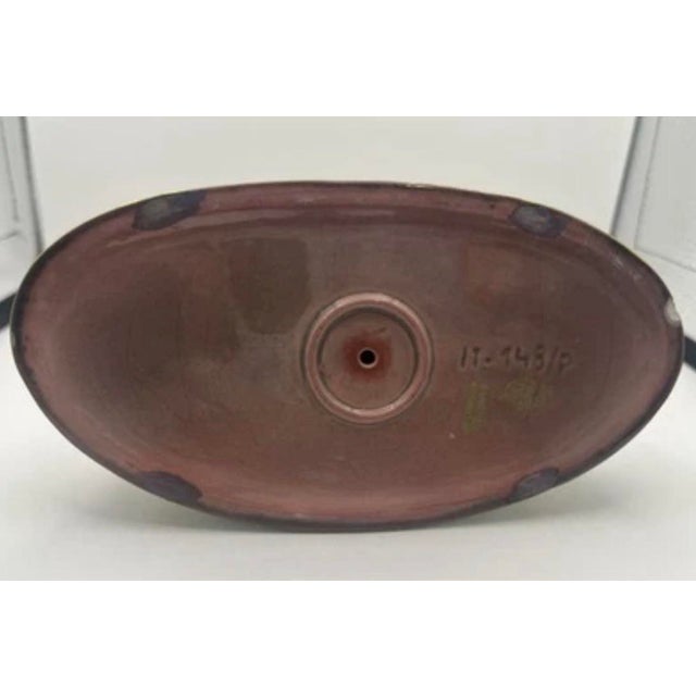 Late 20th Century Vintage Zsolnay Hungary Pecs Eosin Glaze Iridescent Ceramics Resting Deer For Sale - Image 5 of 6