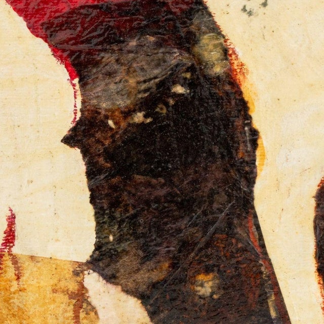 Abstract Elfi Schuselka Figural Composition Mixed Media For Sale - Image 3 of 5